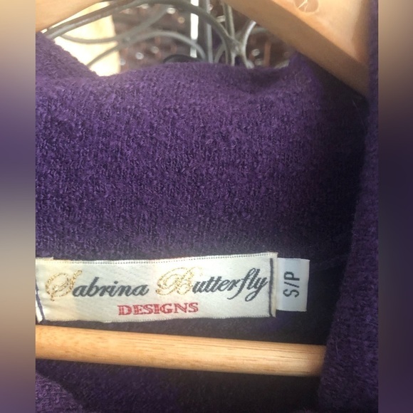 SABRINA BUTTERFLY DESIGNS wool cardigan - Picture 6 of 9